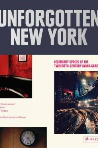 Cover of Unforgotten New York