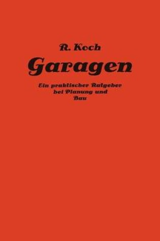 Cover of Private Und Gewerbliche Garagen