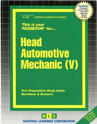 Book cover for Head Automotive Mechanic (V)