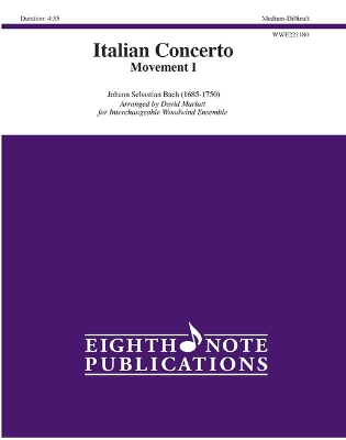 Cover of Italian Concerto Movement I