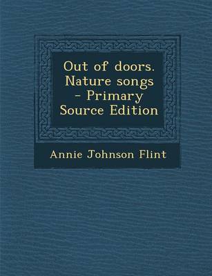 Book cover for Out of Doors. Nature Songs