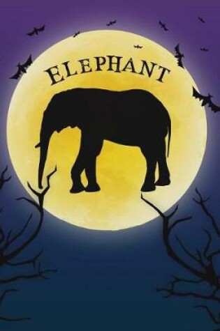Cover of Elephant Notebook Halloween Journal
