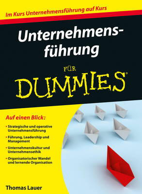 Book cover for Unternehmensführung für Dummies