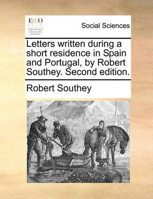 Book cover for Letters Written During a Short Residence in Spain and Portugal, by Robert Southey. Second Edition.