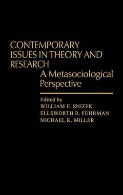 Book cover for Contemporary Issues in Theory and Research