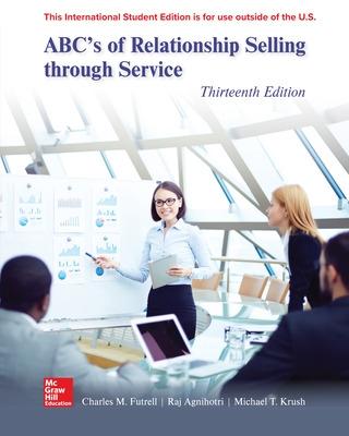 Book cover for ISE ABC's of Relationship Selling through Service