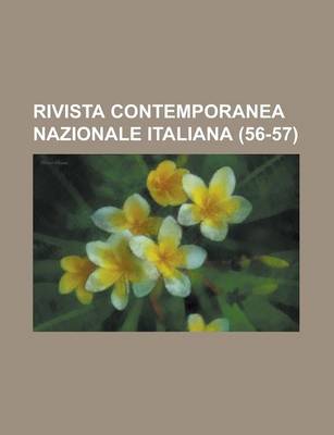 Book cover for Rivista Contemporanea Nazionale Italiana (56-57)