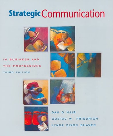 Book cover for Strategic Communication in Business and the Professions