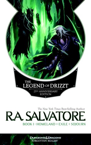 Book cover for The Legend of Drizzt 25th Anniversary Edition, Book I