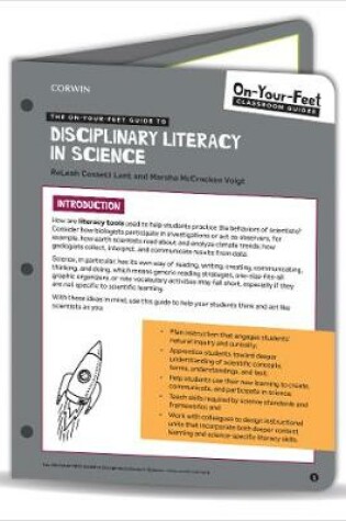 Cover of The On-Your-Feet Guide to Disciplinary Literacy in Science