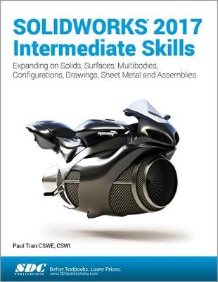 Book cover for SOLIDWORKS 2017 Intermediate Skills