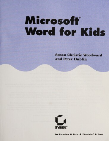 Book cover for Microsoft Word for Kids