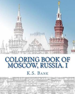 Cover of Coloring Book of Moscow, Russia. I