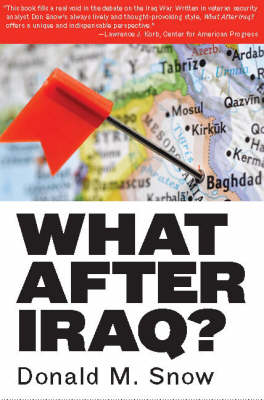 Book cover for What After Iraq?