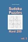 Book cover for Sudoku Puzzles - Hard 200 vol. 3