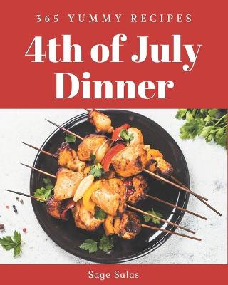 Book cover for 365 Yummy 4th of July Dinner Recipes