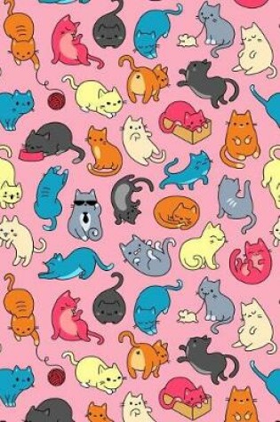 Cover of Journal Notebook For Cat Lovers Fun Cat Pattern 8