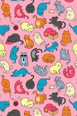 Cover of Journal Notebook For Cat Lovers Fun Cat Pattern 8