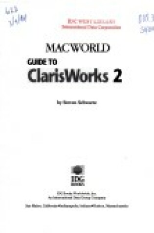 Cover of "Macworld" Guide to ClarisWorks 2.0
