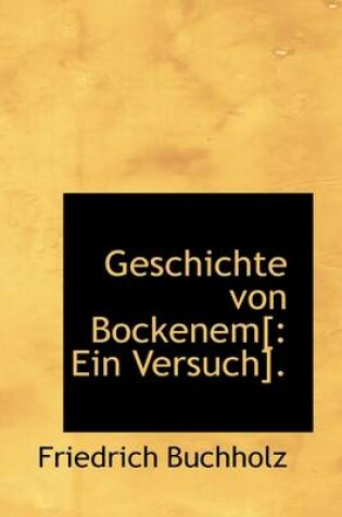 Cover of Geschichte Von Bockenem[