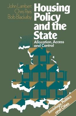 Book cover for Housing Policy and the State