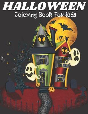 Book cover for Halloween Coloring Book For Kids