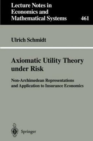 Cover of Axiomatic Utility Theory under Risk