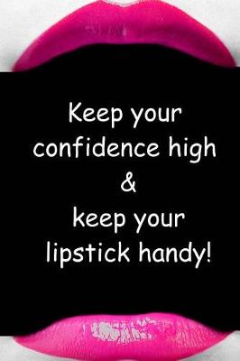 Book cover for Confidence Journal Lipstick Pink Lips