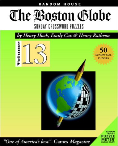 Book cover for The Boston Globe Sunday Crosswords, Volume 13