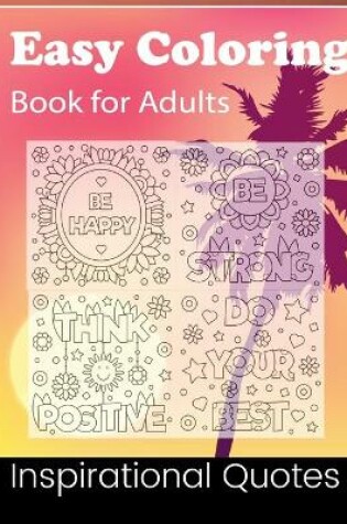 Cover of Easy Coloring Book for Adult