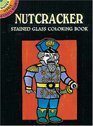 Book cover for Nutcracker Stained Glass Colouring