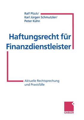 Book cover for Haftungsrecht für Finanzdienstleister