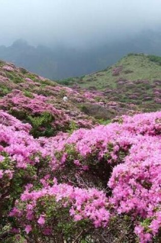 Cover of Japanese Hillside Covered in Azalea Flowers Journal