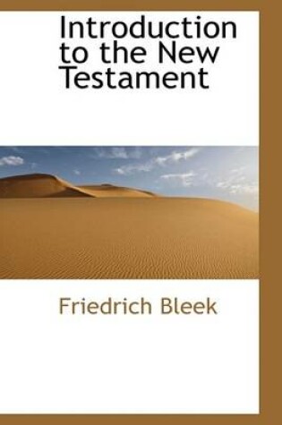 Cover of Introduction to the New Testament