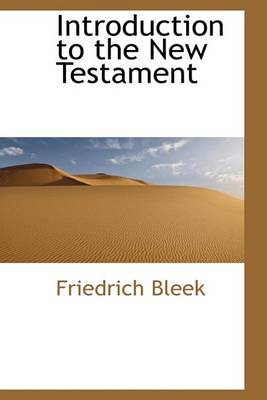 Book cover for Introduction to the New Testament