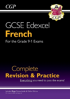 Cover of GCSE French Edexcel Complete Revision & Practice: with Online Edn & Audio (For exams in 2024 & 2025)