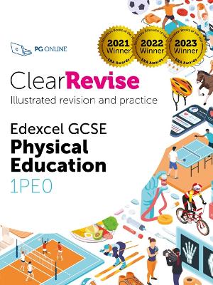 Book cover for ClearRevise Edexcel GCSE Physical Education 1PE0