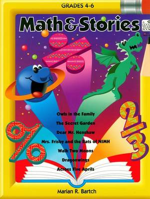 Book cover for Math and Stories, Grades 4-6