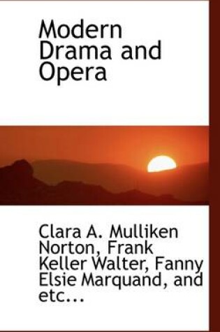 Cover of Modern Drama and Opera