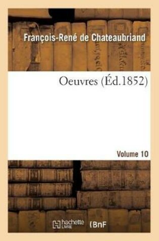 Cover of Oeuvres. Volume 10