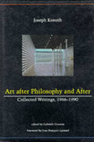 Cover of Art After Philosophy and After