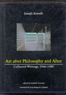 Book cover for Art After Philosophy and After