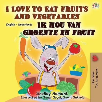 Book cover for I Love to Eat Fruits and Vegetables Ik hou van groente en fruit