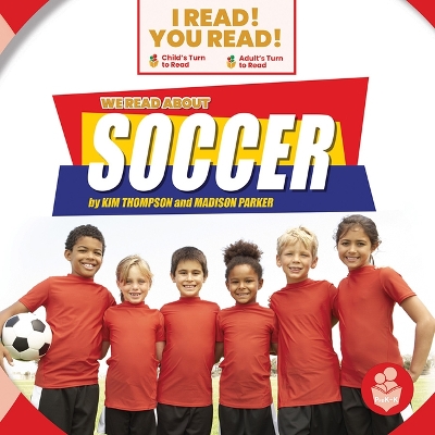 Book cover for We Read about Soccer