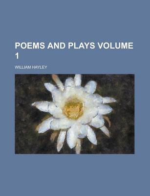 Book cover for Poems and Plays Volume 1