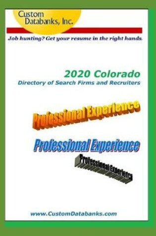 Cover of 2020 Colorado Directory of Search Firms and Recruiters