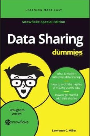 Cover of Data Sharing for Dummies, Snowflake Special Edition (Custom)