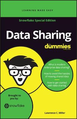 Book cover for Data Sharing for Dummies, Snowflake Special Edition (Custom)