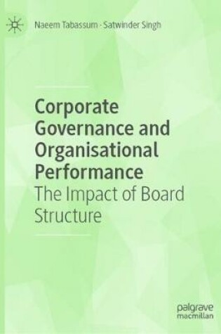 Cover of Corporate Governance and Organisational Performance