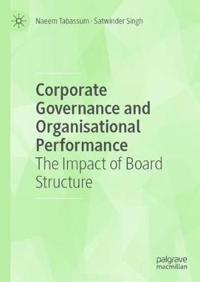 Book cover for Corporate Governance and Organisational Performance